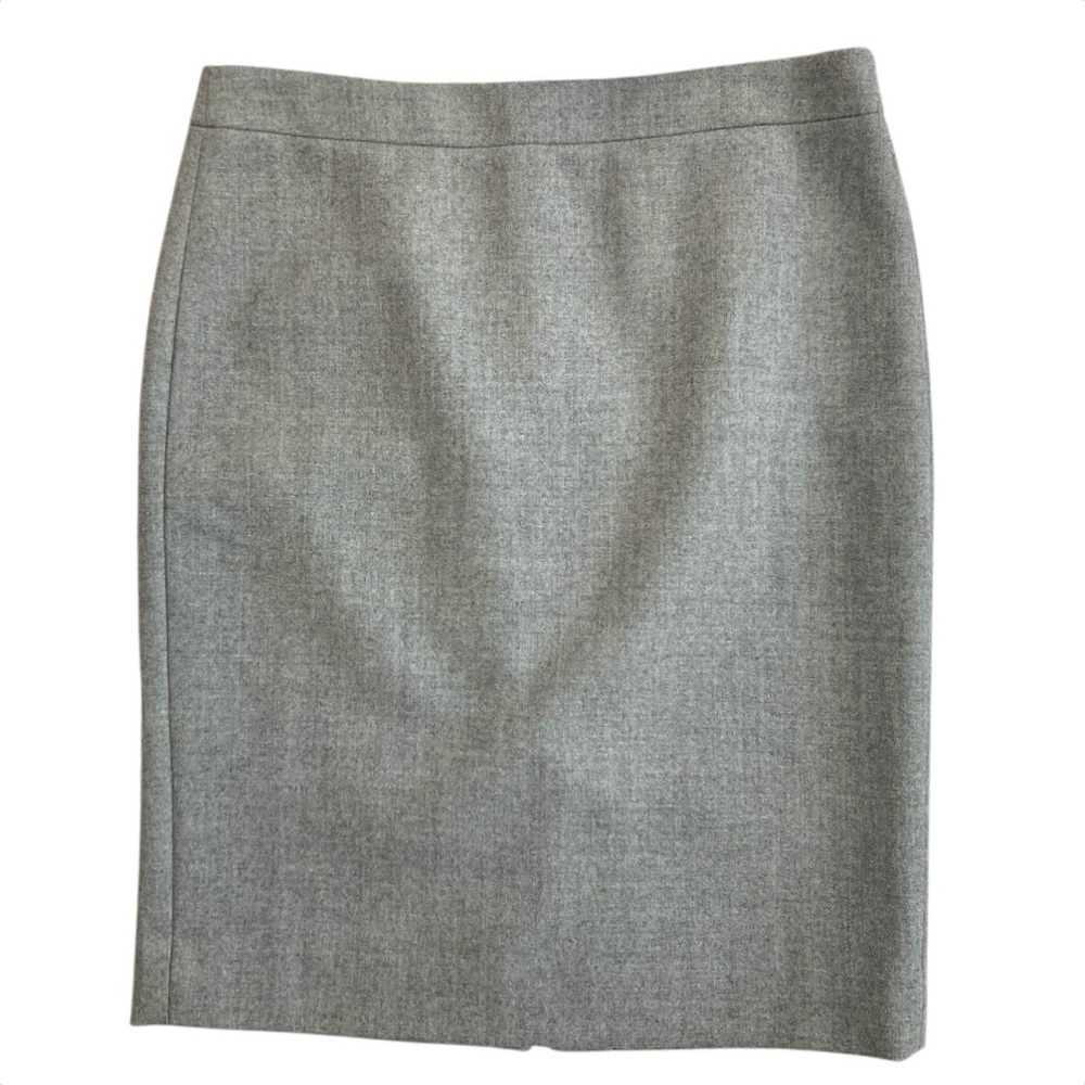 J. Crew Gray Pencil Skirt